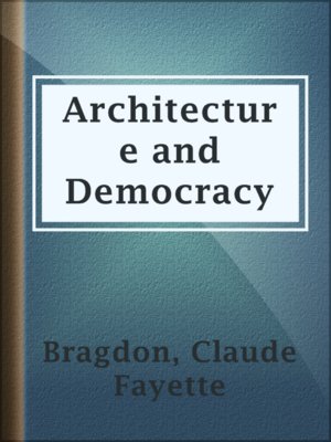 cover image of Architecture and Democracy